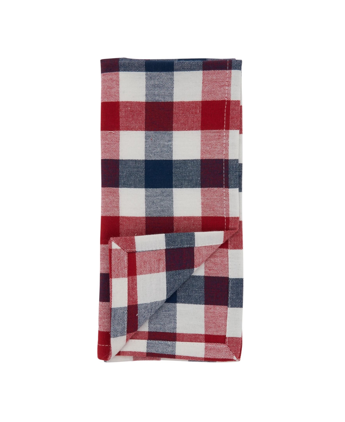 Saro Lifestyle Gingham Check Napkin Set of 4