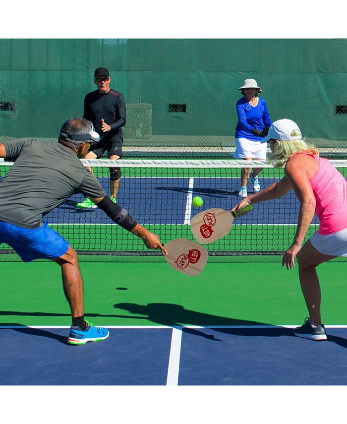 Trademark Global Hey Play Paddle Ball Game Set Pair Of Lightweight