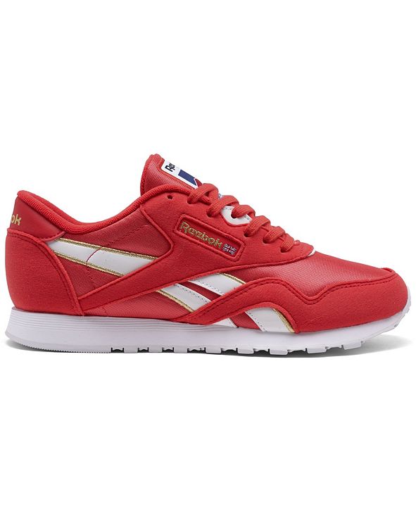 Reebok Women's Classic Nylon Casual Sneakers from Finish Line & Reviews ...