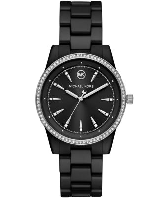 michael kors black ceramic watch