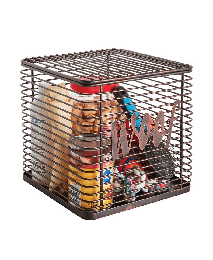Mikasa Pet Storage Basket with Lid and Removable Plates Macy's