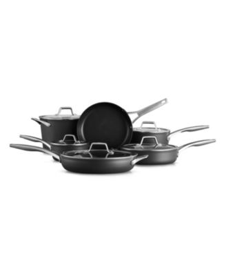 Calphalon - Premier Hard-Anodized Nonstick 11-Piece Cookware Set, Black