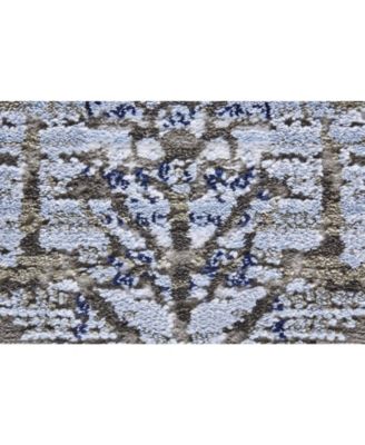 Gaspar R3834 Blue 5'2" x 7'2" Area Rug