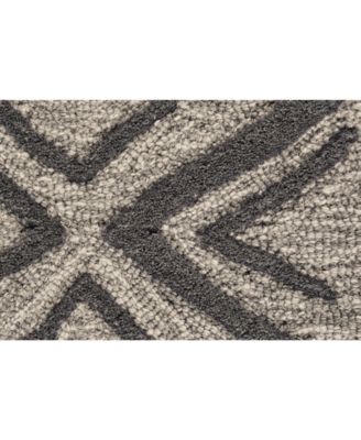 Enzo R8733 Charcoal 3'6" x 5'6" Area Rug