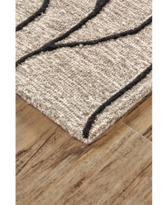 Enzo R8734 Black 8' x 11' Area Rug