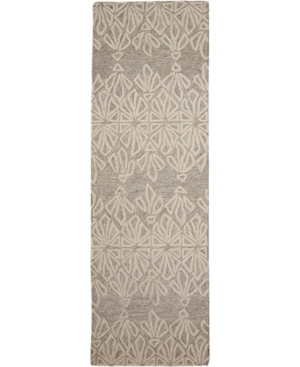 Simply Woven Enzo R8735 Ivory 2'6" X 8' Runner Rug