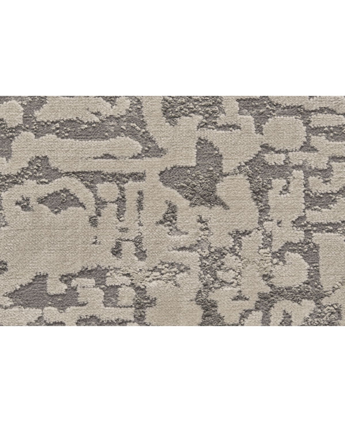 Feizy Prasad R3683 Gray 1'8" x 2'10" Area Rug