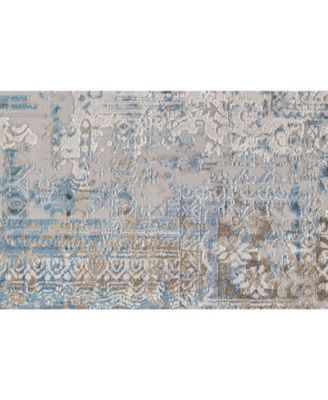 Cadiz R3890 Blue 6'6" x 9'6" Area Rug