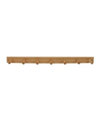 Diversified Wall-Mounted 7 Peg Wood Hook Rack