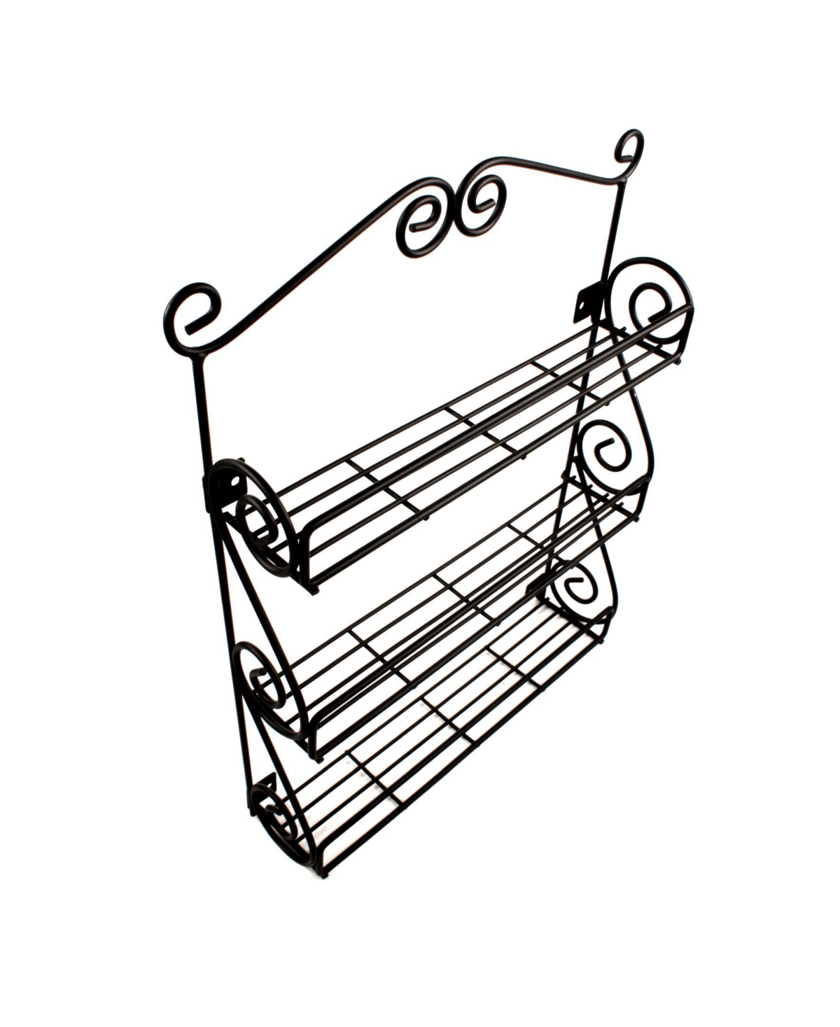 Spectrum Scroll Wall Mount 3-Tier Spice Rack