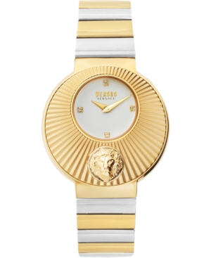 image of Versus by Versace Women-s Sempione Two-Tone Stainless Steel Bracelet Watch 38mm
