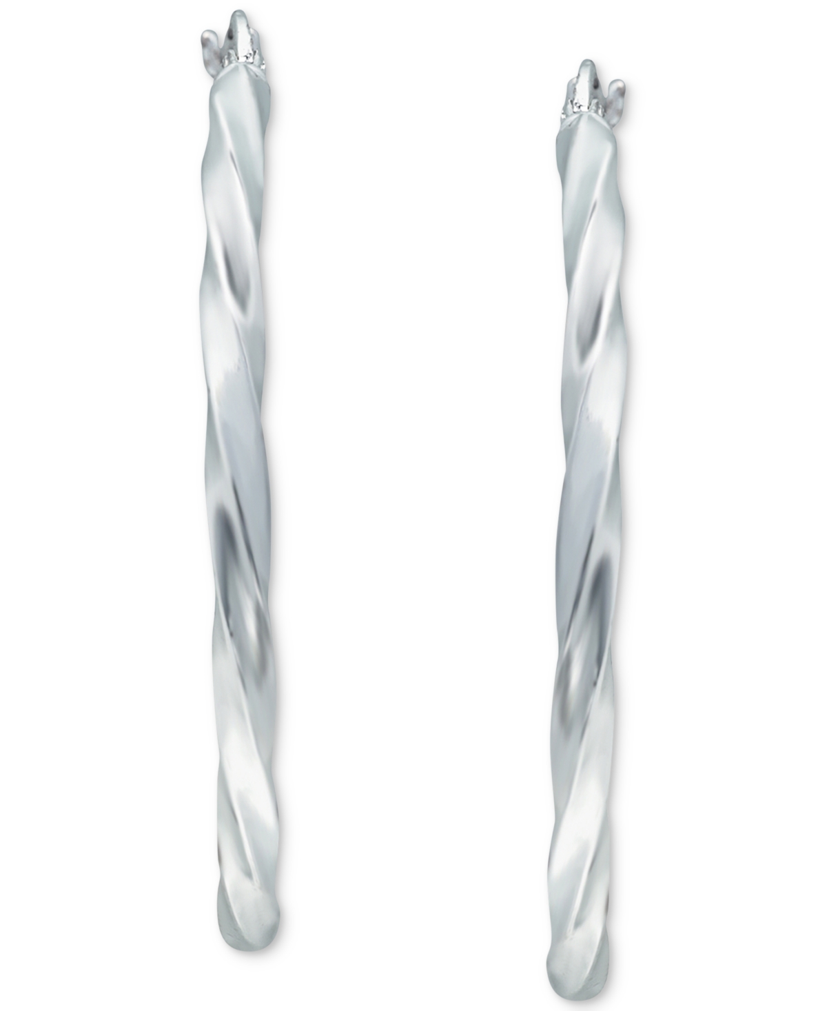 Giani Bernini Twist Hoop Earrings in Sterling Silver