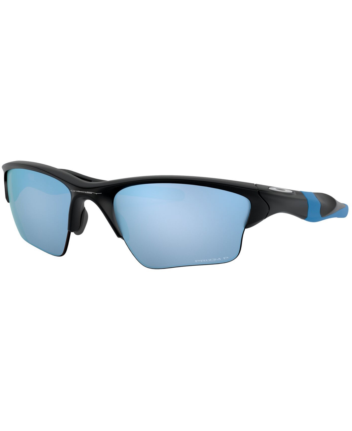 Shop Oakley Men's Polarized Sunglasses, Oo9154 In Matte Black,prizm Deep Ho Polarized