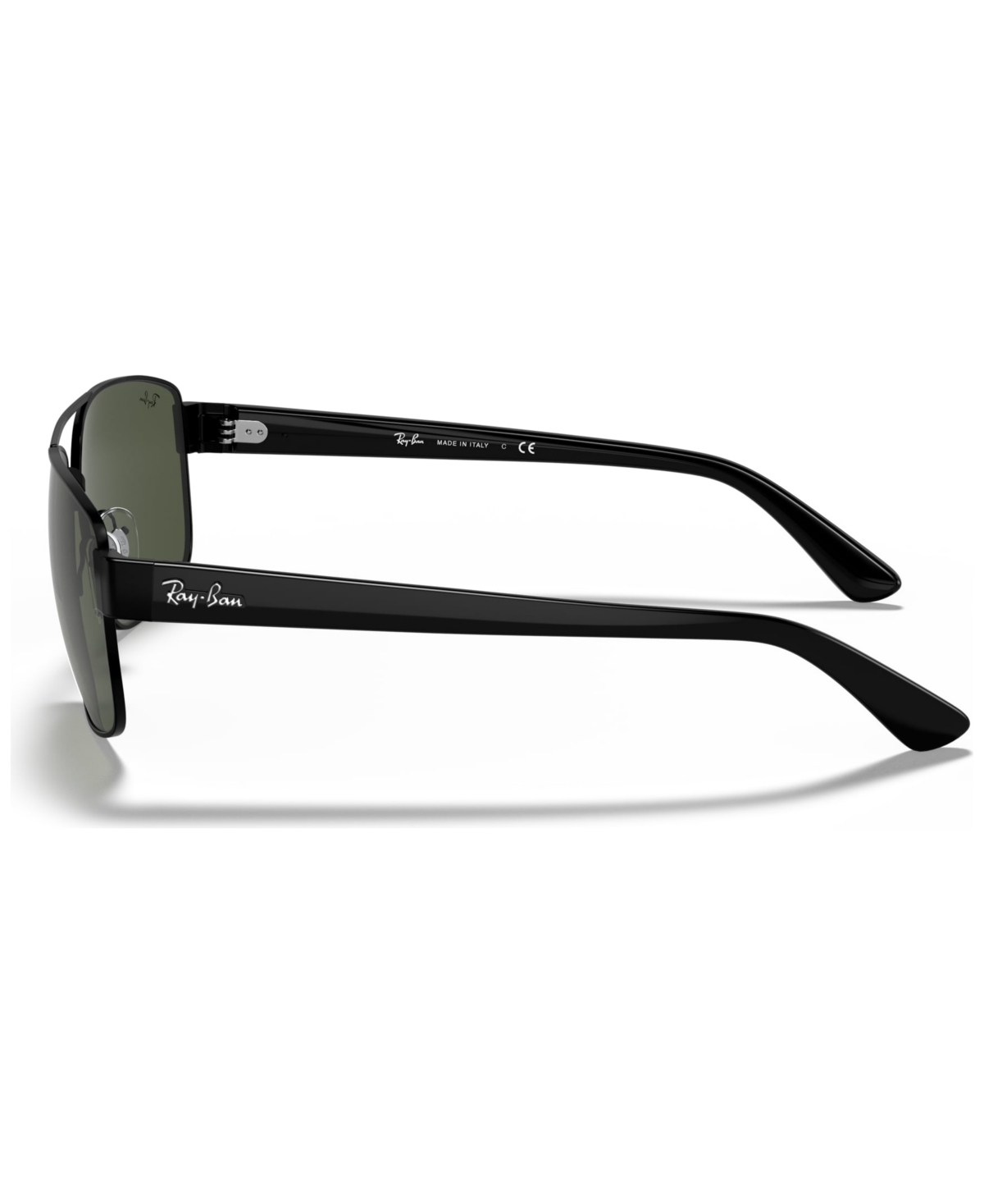 Shop Ray Ban Men's Sunglasses, Rb3663 In Shiny Black,green