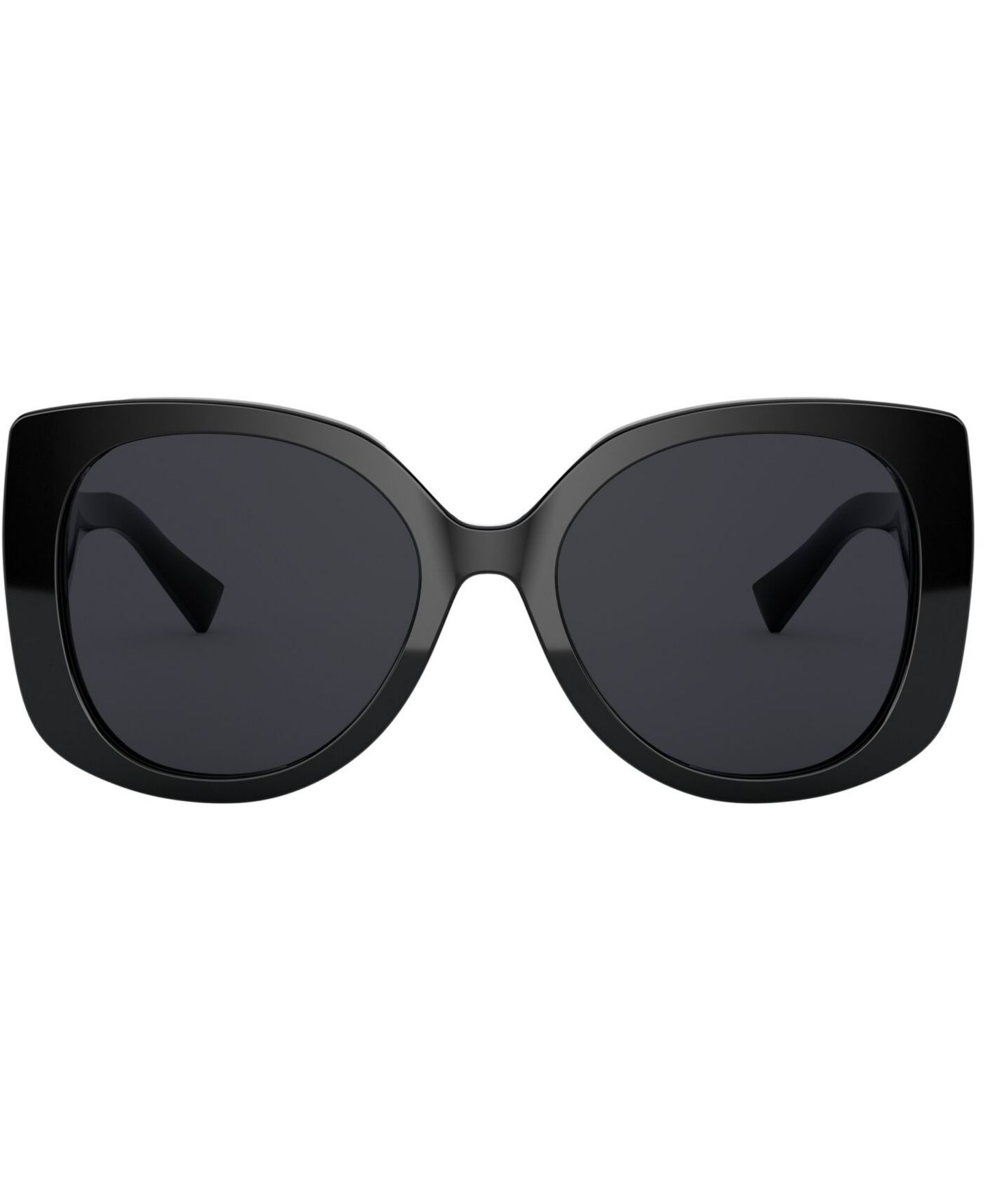 Женские солнцезащитные очки Versace Sunglasses, VE4387, цвет: Чёрный / Серый — фото 2