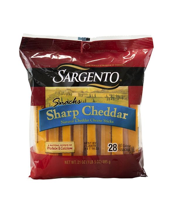 Sargento Cheese Sticks Sharp Cheddar, 28 Count & Reviews Food & Gourmet Gifts Dining Macy's