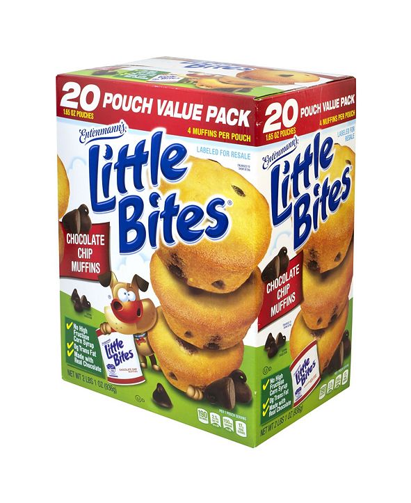 Entenmann's Little Bites Chocolate Chip Muffins, 20 Count & Reviews