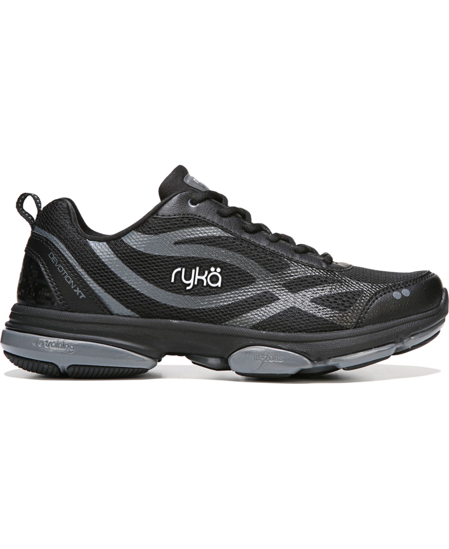 Женские кроссовки Ryka Premium Ryka Devotion XT Training, цвет: Чёрный / Серый — фото 2