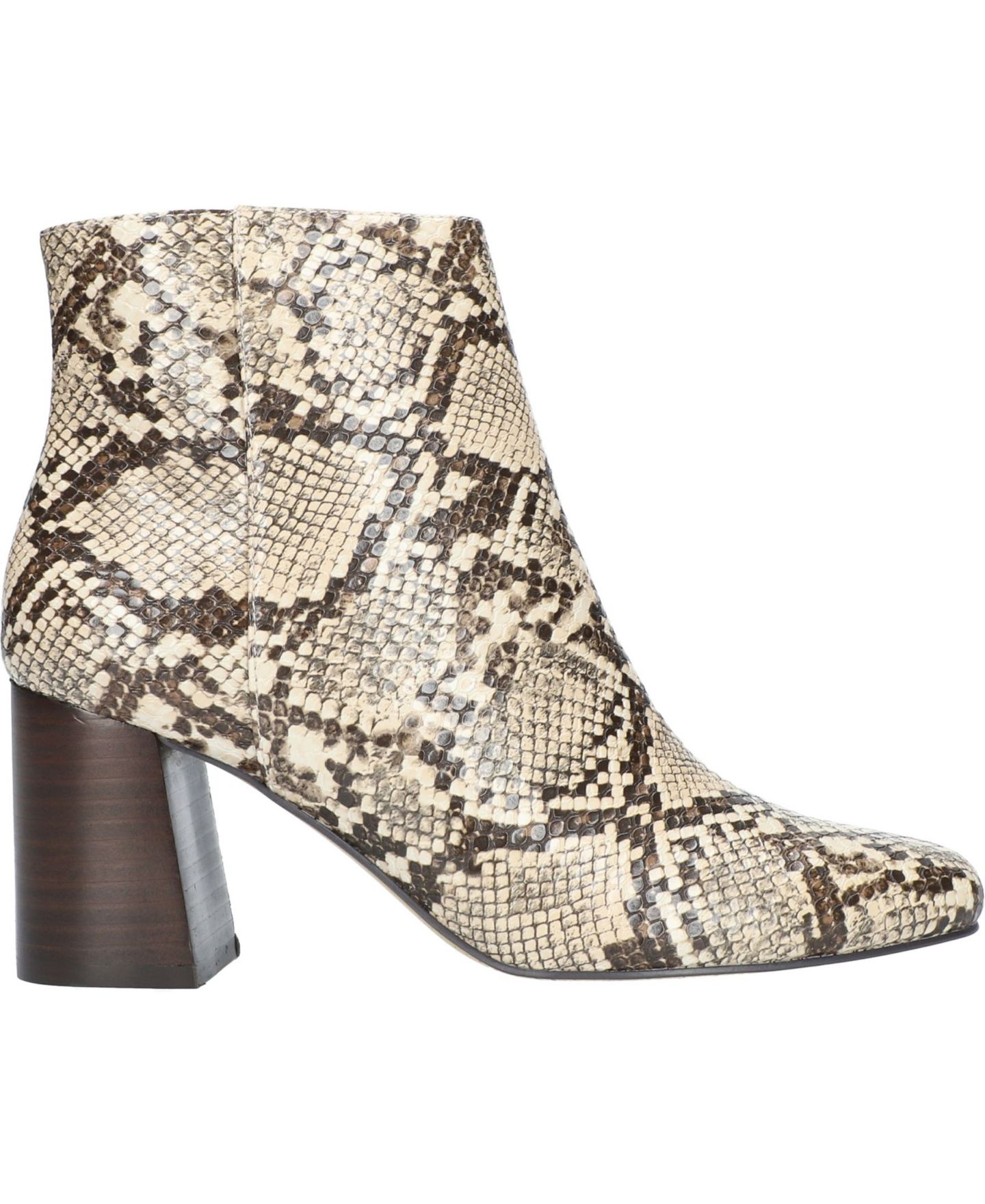 Женские ботинки Bella Vita Square Toe Ankle, цвет: Чёрный кожаный — фото 16