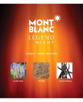 Montblanc Men's Legend Night Eau de Parfum Spray, 3.3 oz