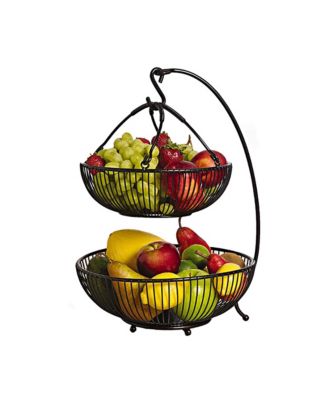 Mikasa Gourmet Basics By Vienna Fruit Bowl With Double Banana Hook Reviews Cleaning Organization Home Macy S