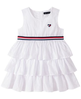 little girls white sundress