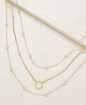 ETTIKA Monroe Crystal Strand Layered Necklace & Reviews - Necklaces ...