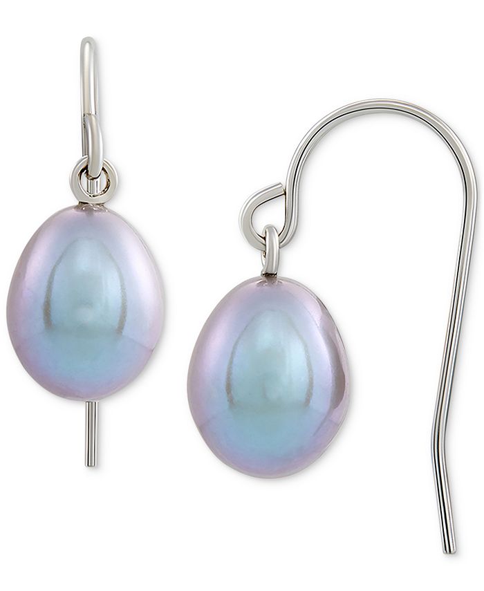 Macys pearl outlet drop earrings