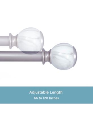 Khaleesi 1" Premium Decorative Window Curtain Rod