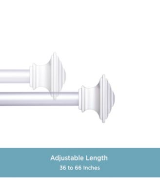 Mission 3/4" Standard Decorative Window Curtain Rod