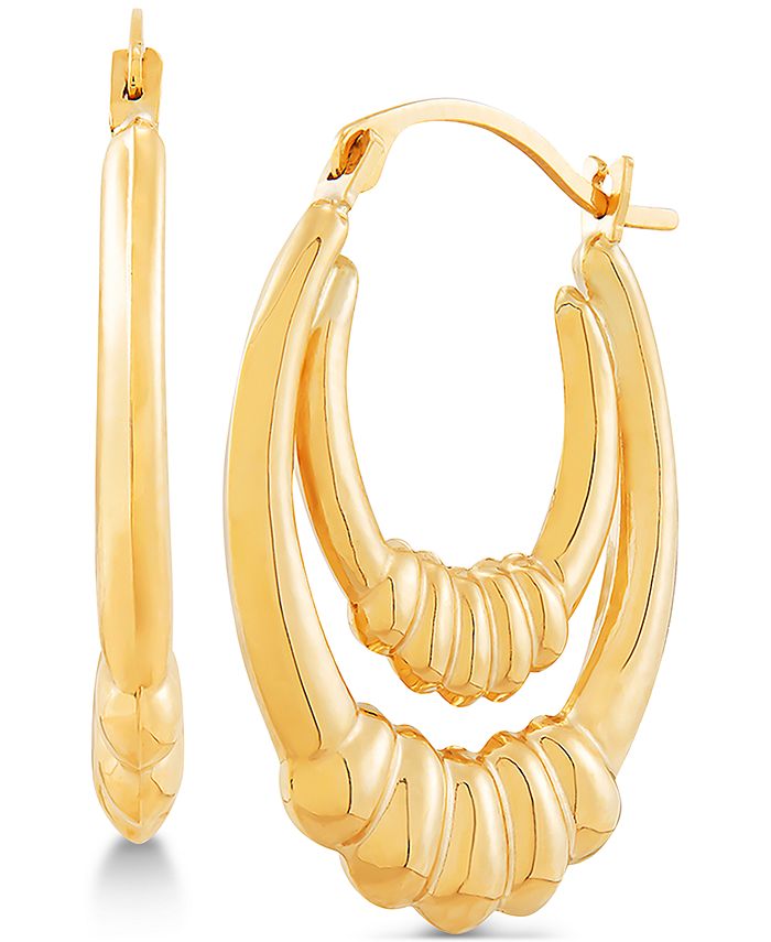 Gold drop earrings macys clearance