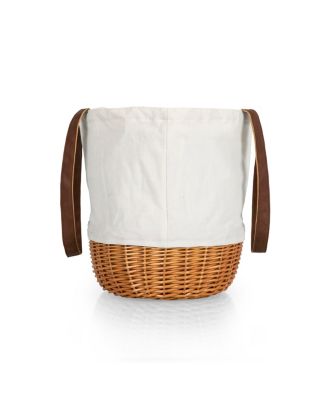 Coronado Canvas and Willow Basket Tote