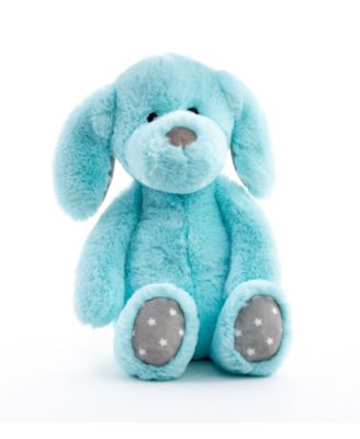 blue stuffed dog