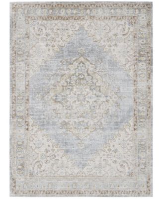 Century CEN-11 Gray/Ivory 2'6" x 8' Runner Rug