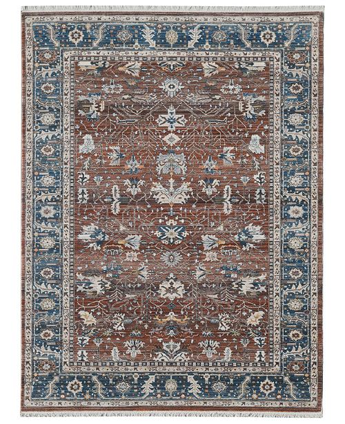 Amer Rugs Arcadia Arc 3 Red Navy 5 X 7 8 Area Rug Reviews Rugs Macy S