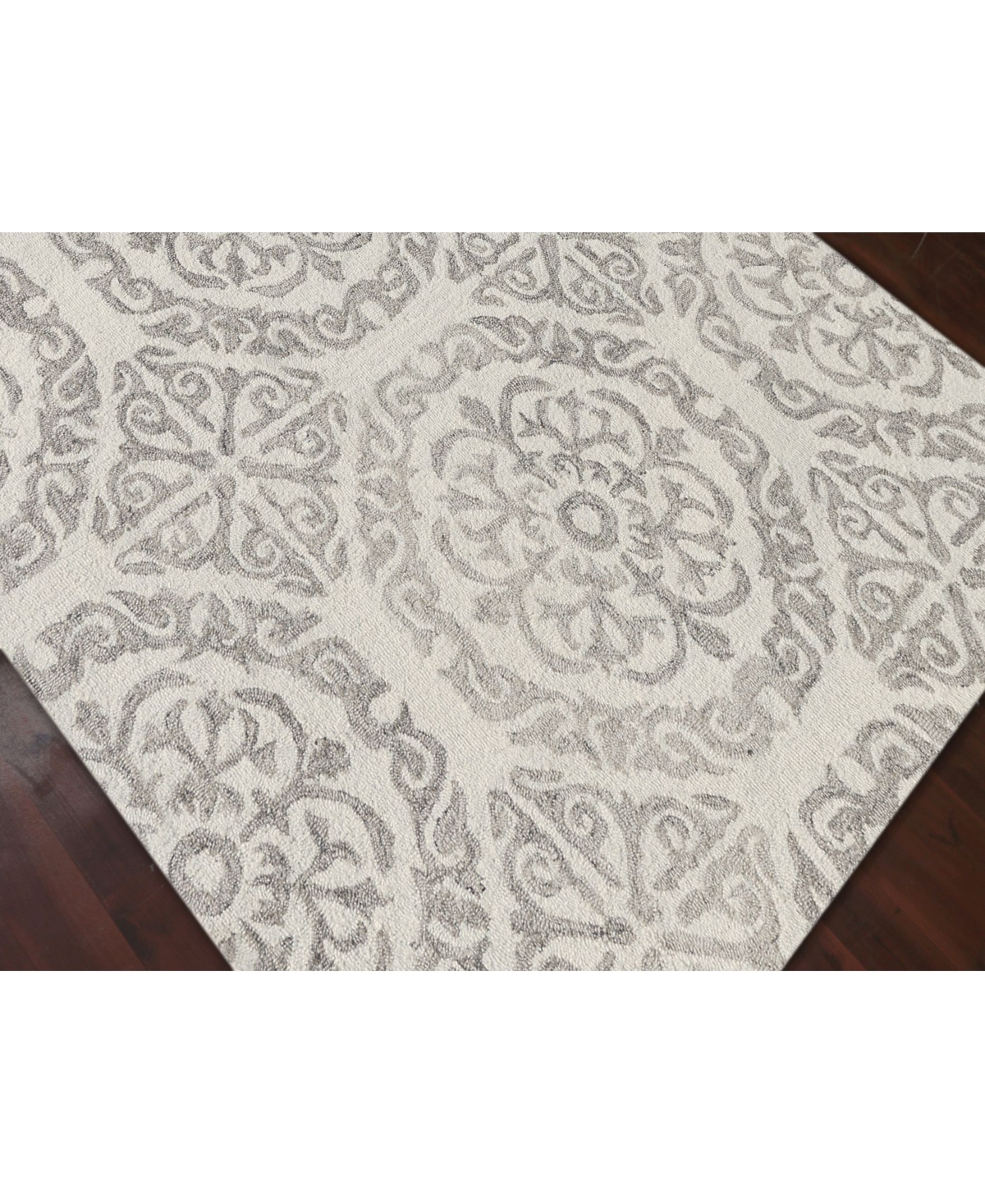Amer Rugs Boston Bos-22Area Rug - White