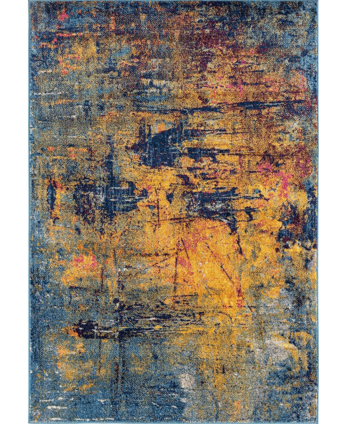 Amer Rugs Manhattan Man-41 Orange 7'6in x 9'6in Area Rug - Orange