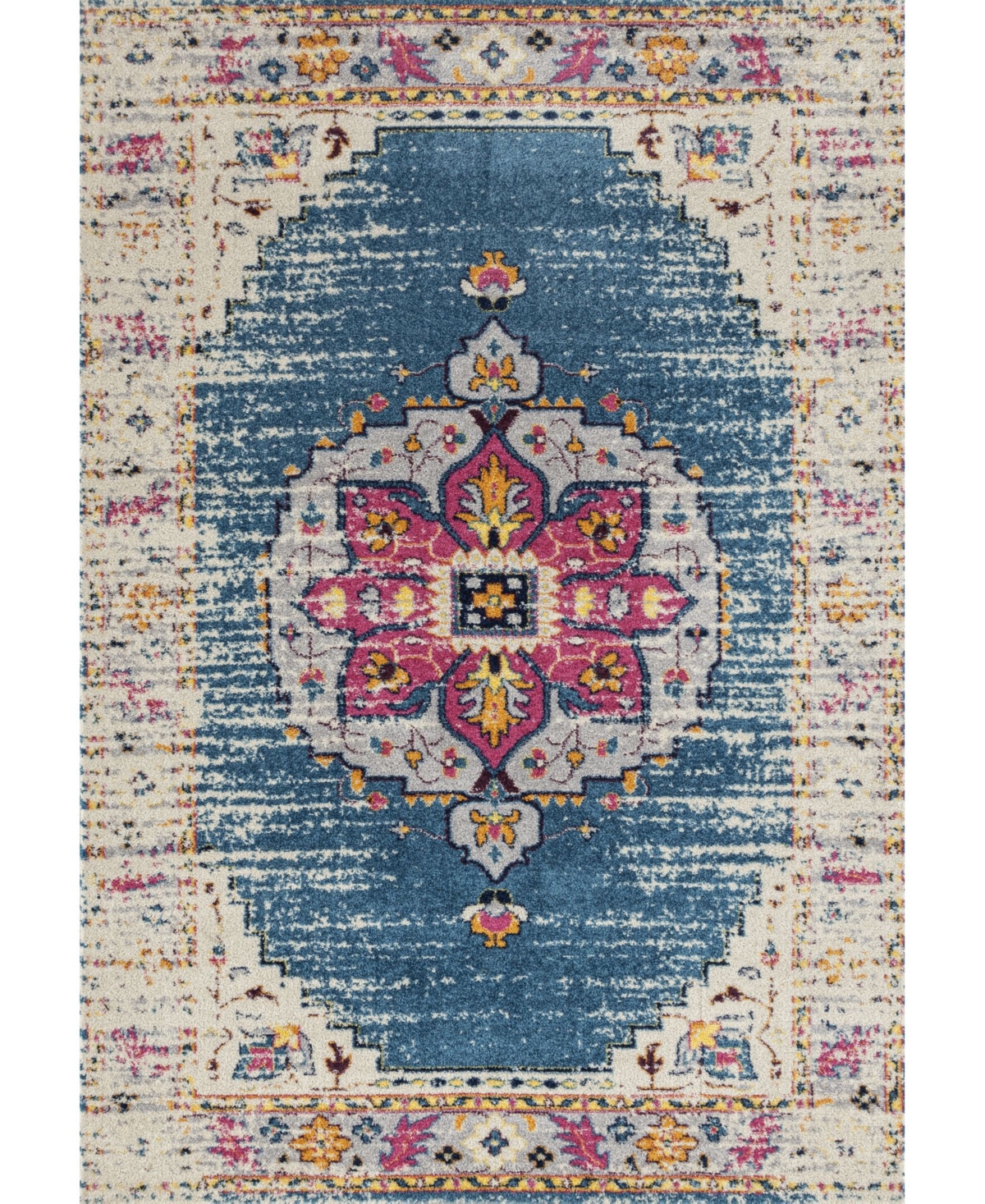 Amer Rugs Manhattan Man-15 Turquoise 7'9in x 11' Area Rug - Turquoise