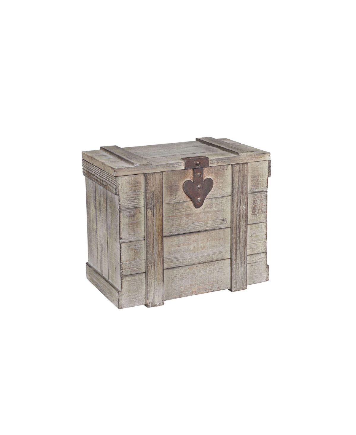 Household Essentials Wood Home Trunk Small In Multi Color