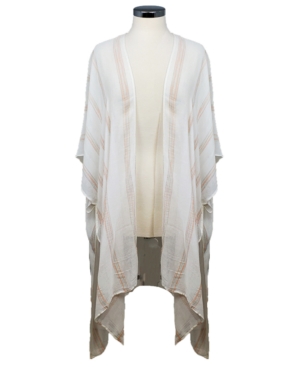 Marcus Adler Thin Stripe Ruana