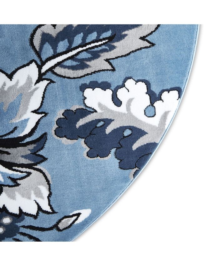 Global Rug Designs Haven Lane Hal04 Mist 7'10" x 7'10" Round Rug Macy's