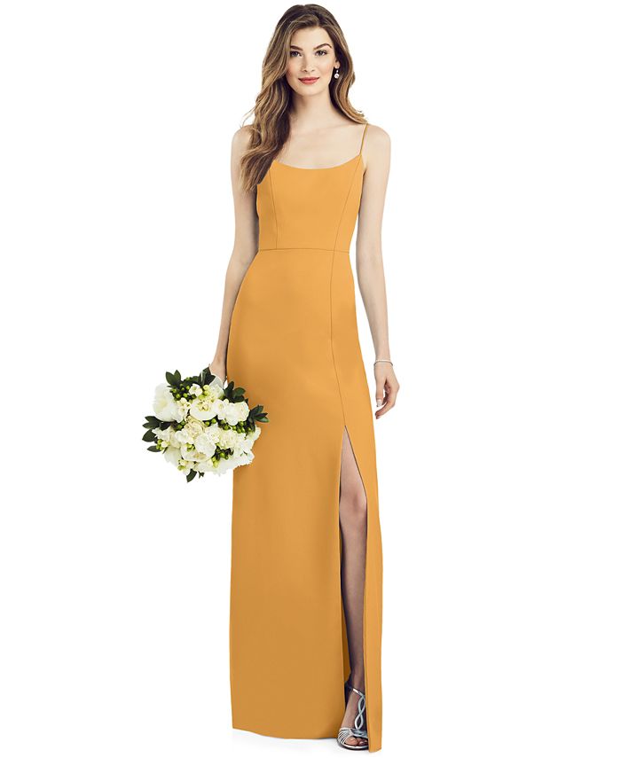 After six sleeveless stretch crepe gown Clearance