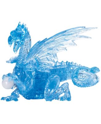 Bepuzzled 3D Crystal Puzzle - Dragon Blue - 56 Pieces