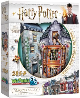 Wrebbit Harry Potter Daigon Alley Collection - Weasleys' Wizard Wheezes Daily Prophet 3D Puzzle- 285 Pieces