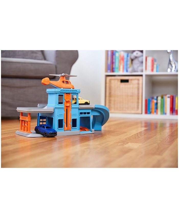 Green Toys Parking Garage With 3 Vehicles Macy's