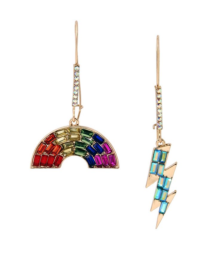 Betsey johnson rainbow earrings new arrivals