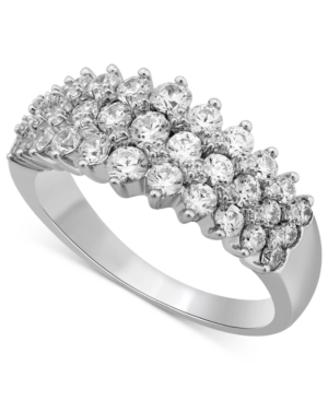 image of Diamond Three-Row Band (1-1/2 ct. t.w.) in 14K White Gold