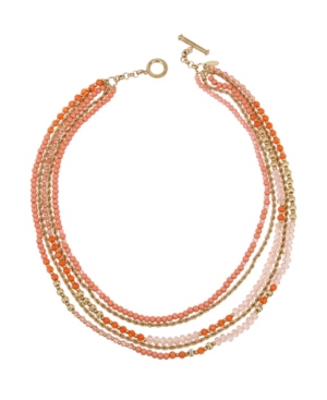 image of Miriam Haskell New York Mixed Bead Layered Necklace