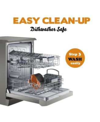 5 Qt. Non-Stick Ti-Ceramic Pasta Pot with Built-In Strainer and Twist N' Lock Handles