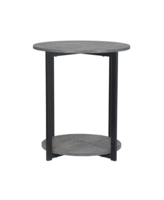Household Essential Greystone Low Side Table